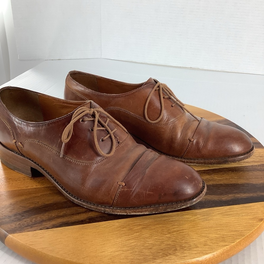Ariat Two 24 Austen Oxford Lace-Up Brown Smooth Leather Womens Shoes Size 9.5 B